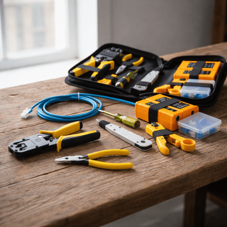 Kit Profissional De Ferramentas Para Instalação E Manutenção De Redes 