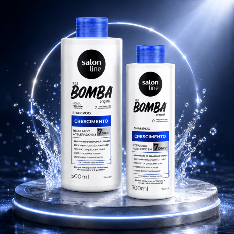 Shampoo S.O.S Bomba Original Crescimento Salon Line