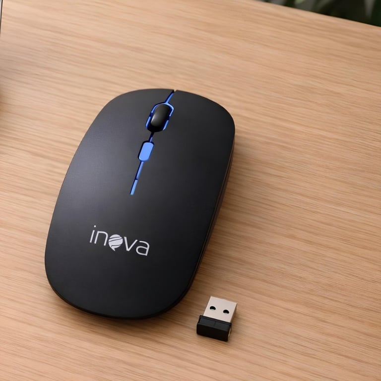 Mouse Sem Fio Wireless Design Ergonômico