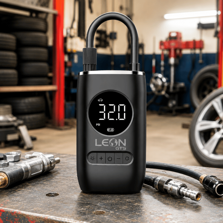 Bomba De Ar Portátil Para Carro Compressor Elétrico Digital Inflador De Pneus Para Carro Moto Bike E Bola