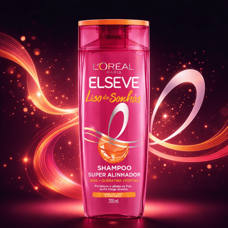 Shampoo Super Alinhador Elseve Liso dos Sonhos L'Oréal Paris 200ml
