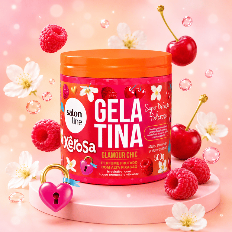 Gelatina Capilar Xêrosa Glamour Chic Salon Line 500g