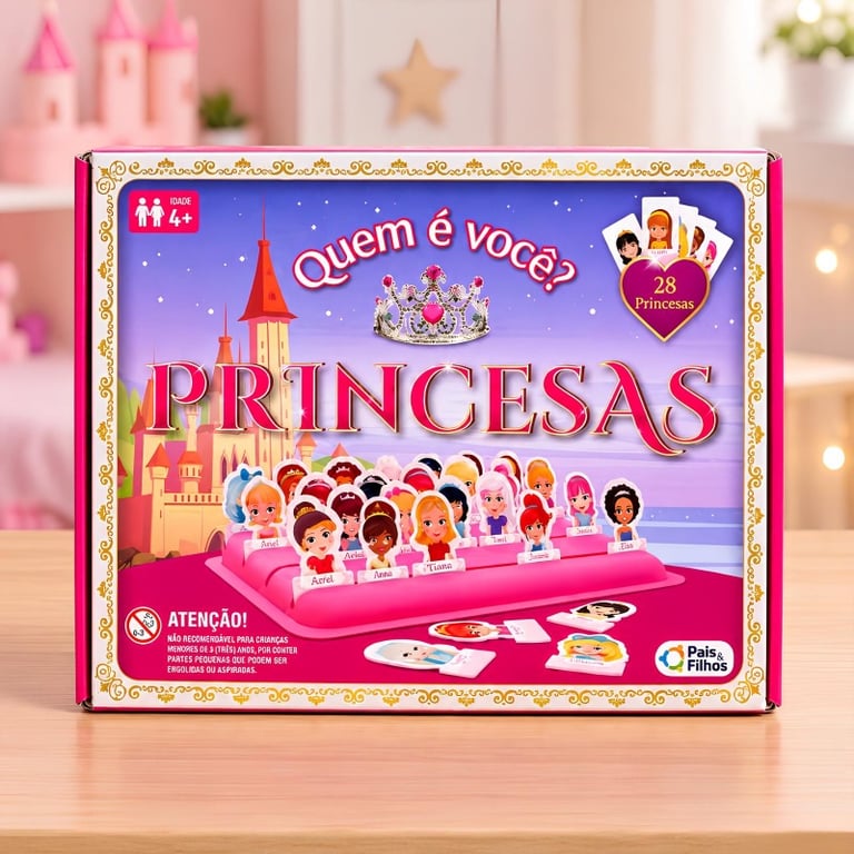 Jogo Quem É Você? Princesas Pais & Filhos