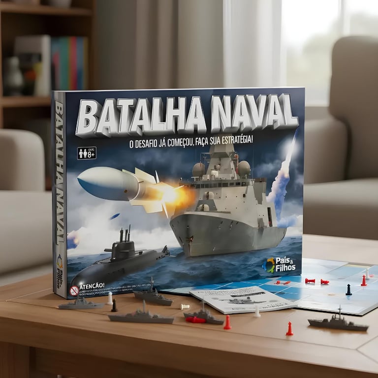 Jogo Batalha Naval Pais E Filhos