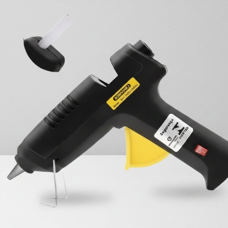 Pistola de Cola Quente 40W Fácil e Pratica de Usar