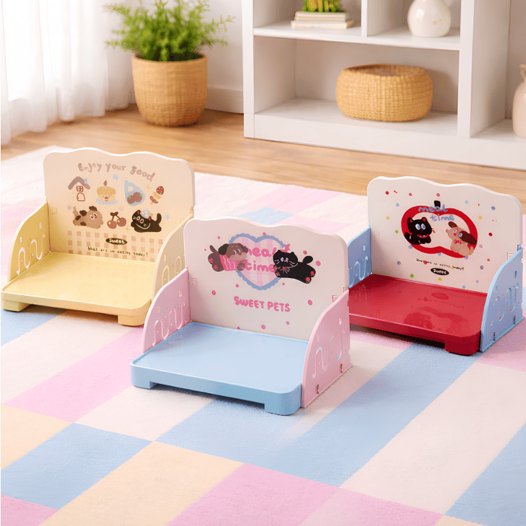 Mesa Elevada Ajustável De Alimentação Para Cães E Gatos
