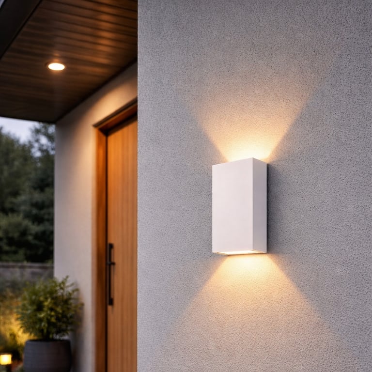 Arandela Led Branca 4w Luz Quente