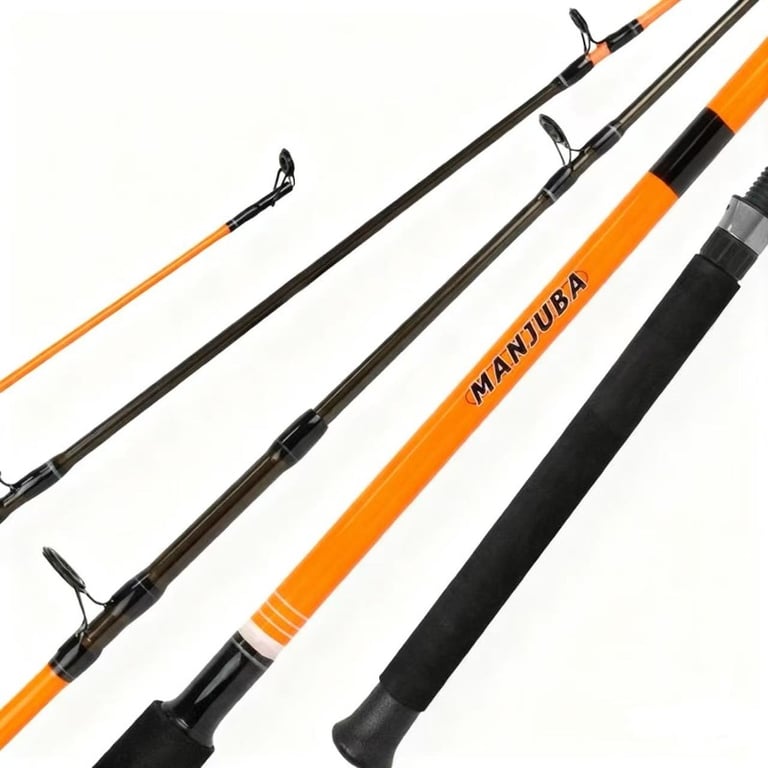 Vara De Pesca Profissional Fibra De Carbono Alta Performance