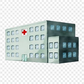 Painting City Clinic Hospital Healthcare Icon