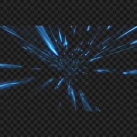 HD Blue Spark Effect PNG