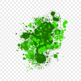 Dark Green Drop Splash Paintings HD Transparent PNG