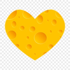 HD Clipart Cheese Heart Shape PNG
