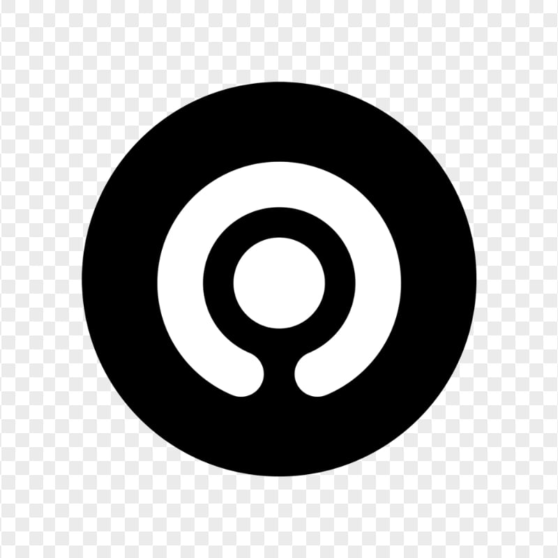 Gojek Black & White Logo Icon PNG