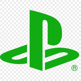 PlayStation Green Logo HD PNG