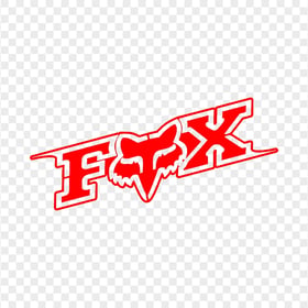 Fox Racing Red Logo Image PNG