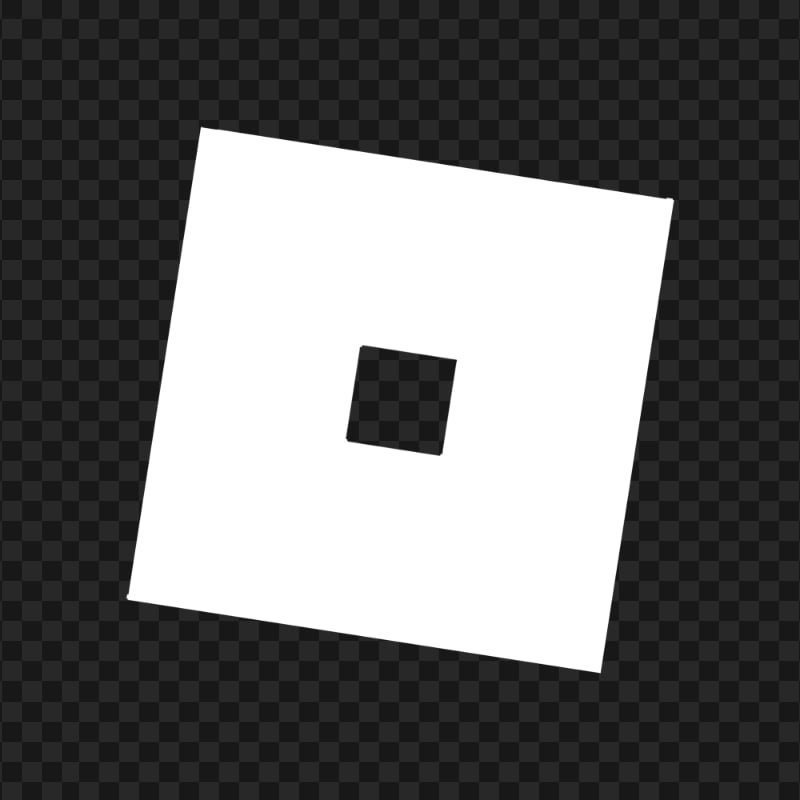 HD Roblox White Symbol Sign Icon Logo PNG | Citypng