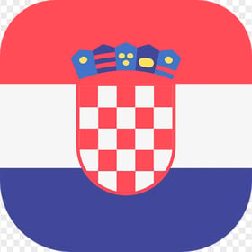 PNG Vector Square Croatia Flag Icon