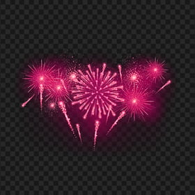 Sparkle Pink Fireworks Download PNG
