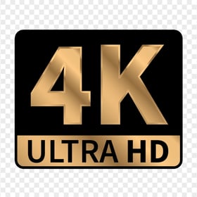 Download HD Ultra 4K Sign Logo PNG