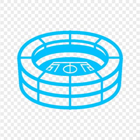 Transparent Sports Football Stadium Blue Icon