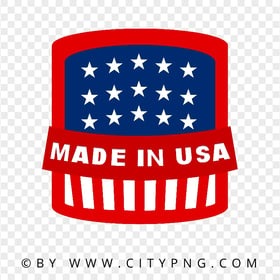 Made In USA Label Logo Sign HD PNG