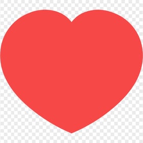 Social Media Red Heart Icon Like Love
