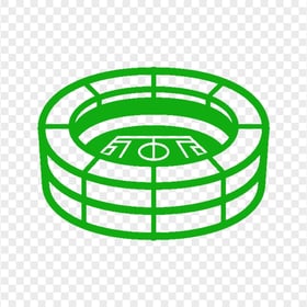 Sports Football Stadium Green Icon PNG Image