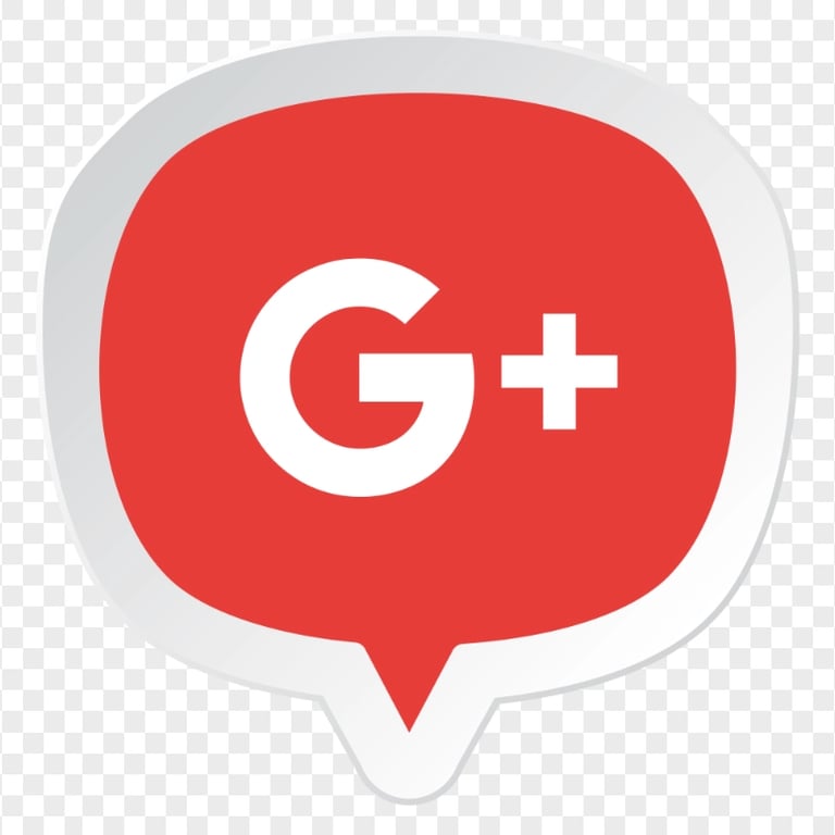 Google Plus Gplus Location Pin Style Red Icon