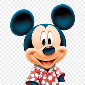 HD Mickey Mouse Cute Smiling Face PNG