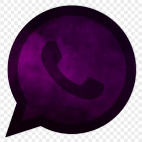 HD Purple Smoke Wa Whatsapp Logo Icon PNG