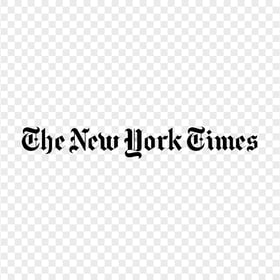 The New York Times Black Typography Logo PNG