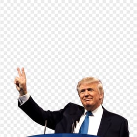 Donald Trump President Hand Peace Sign