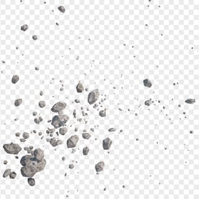 HD Stones Explosion Stone Splash Effect PNG