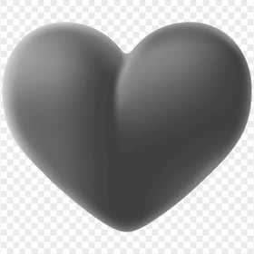 HD Beautiful Silver Love Heart Clipart Valentine PNG