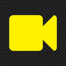 Video Camera Recording Yellow Icon FREE PNG