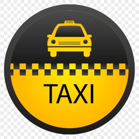 Taxi Service Signage Logo PNG