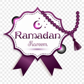 Purple Illustration Ramadan Kareem Design