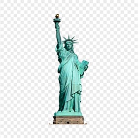 HD Statue Of Liberty Monument Front View PNG