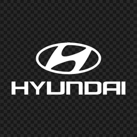 Hyundai White Logo HD PNG