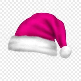 HD Real Cute Pink Christmas Santa Claus Bonnet PNG