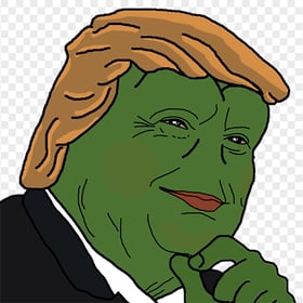 Donald Trump Pepe Frog Face