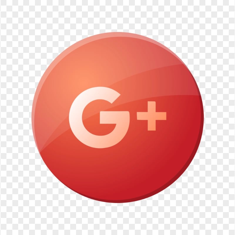 Google Plus Round Badge Icon