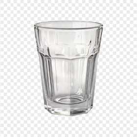 HD Front View Beverage Drinking Glass Transparent Background