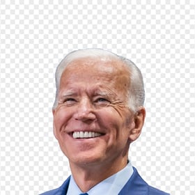 HD Joe Biden Happy Face Candidate US President PNG