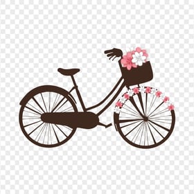 HD Decorated Bicycle Couple Love Valentine PNG