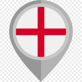 PNG Flat England Flag Map Pin Icon