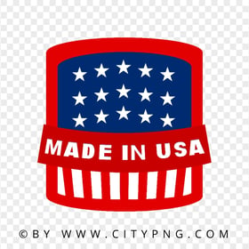 Made In USA Label Logo Sign HD PNG