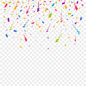 Colorful Confetti Festive Celebration Party HD PNG