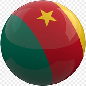 Cameroon 3D Sphere Flag