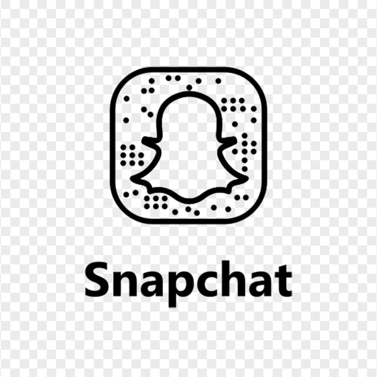 Snapchat Black Logo Code Icon UI SVG PNG Image Citypng